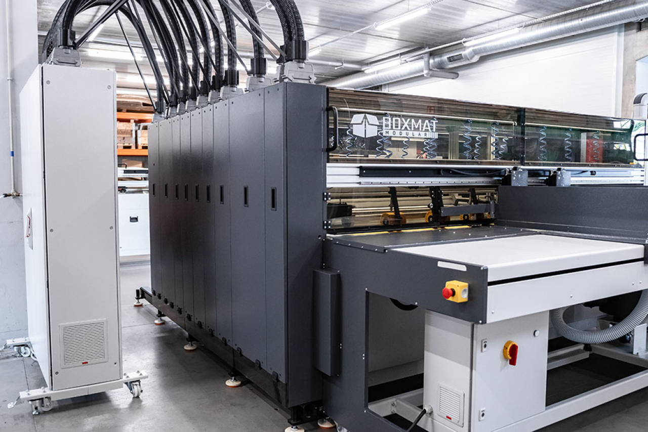 modular box making machine